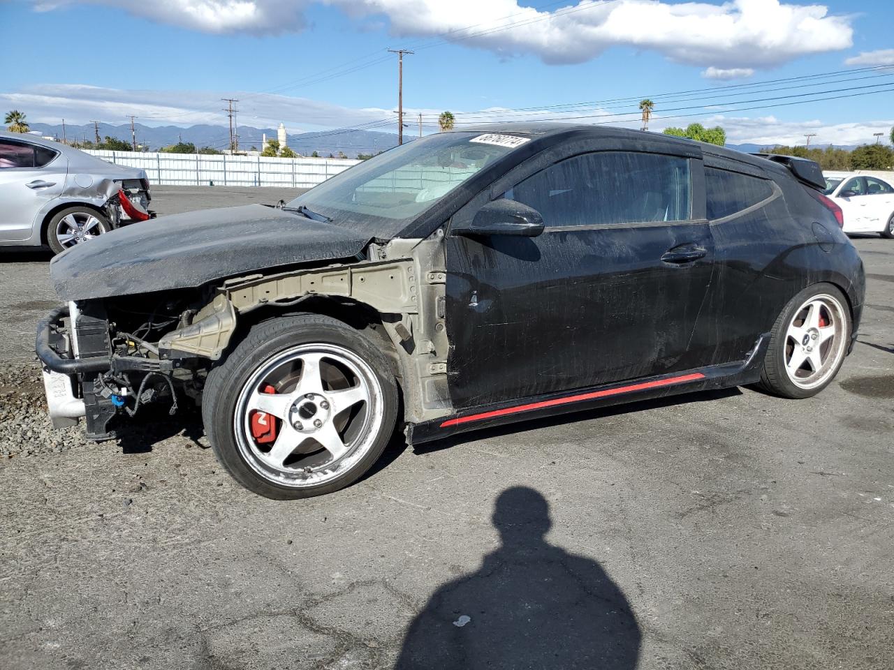 2020 Hyundai Veloster N na sprzedaż w Colton, CA - Side