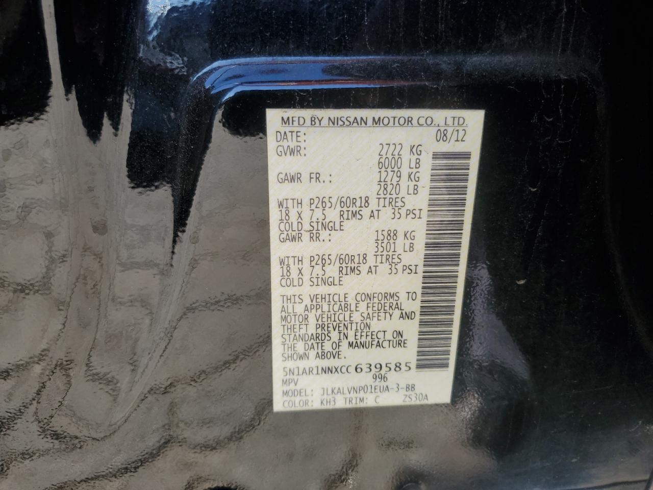 2012 Nissan Pathfinder - Image 13