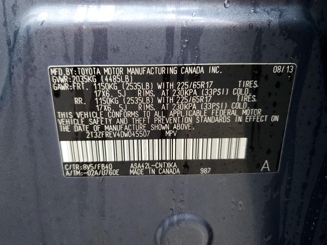 2013 Toyota RAV 4 - Image 13
