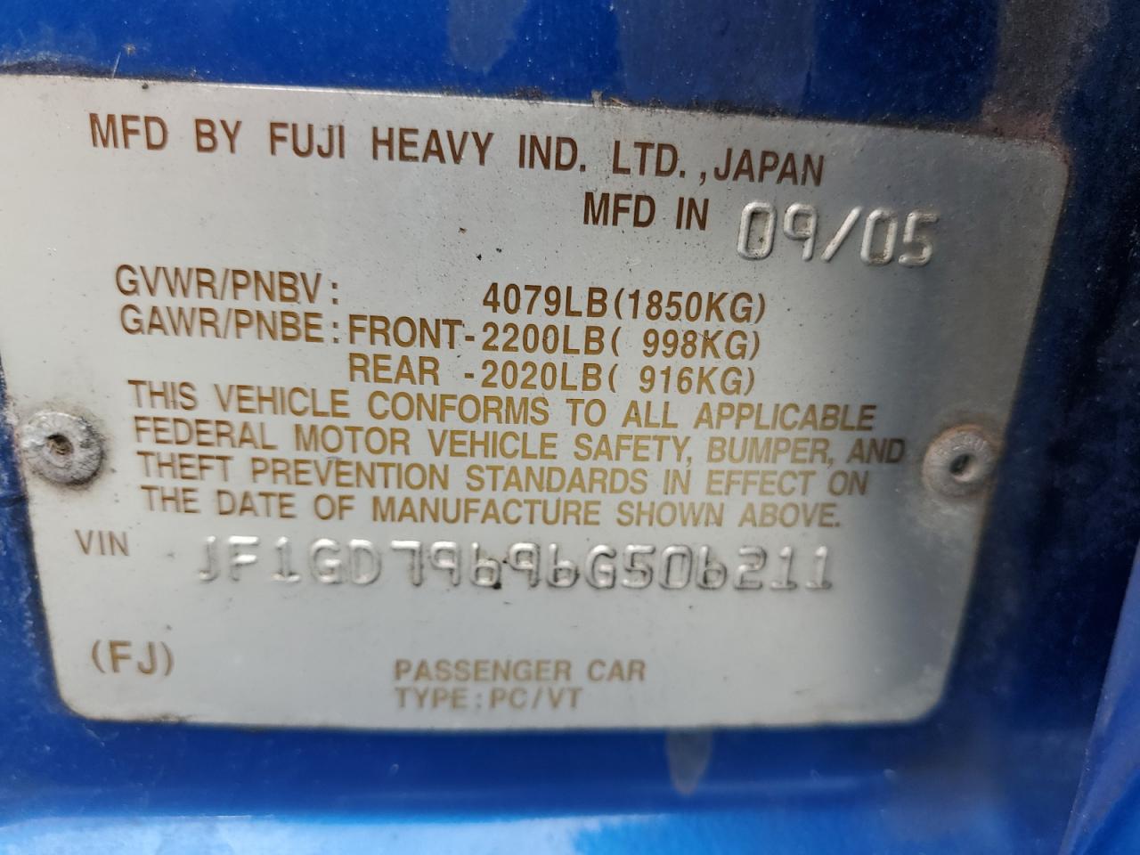 2006 Subaru WRX - Image 13