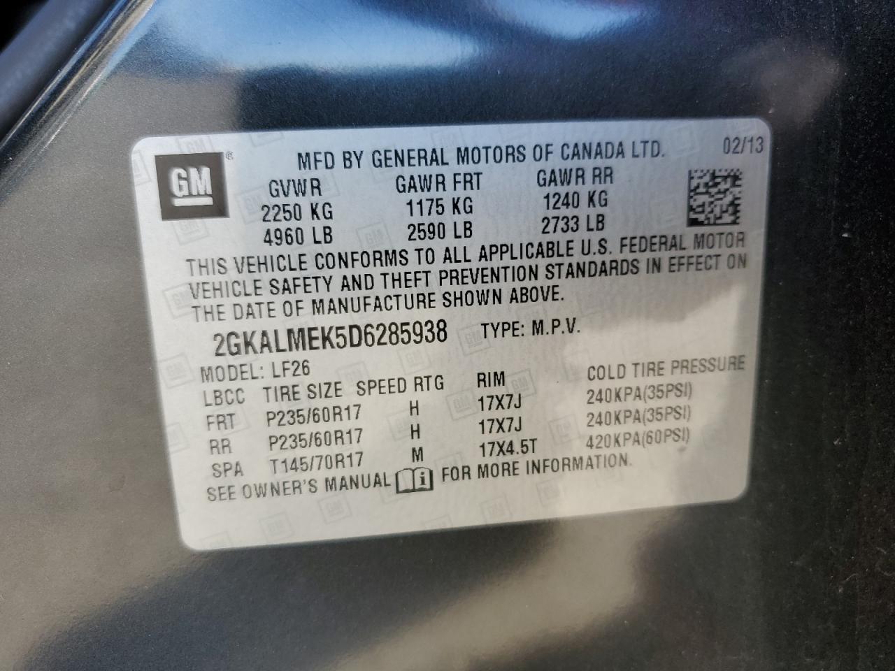 2013 GMC Terrain - Image 13