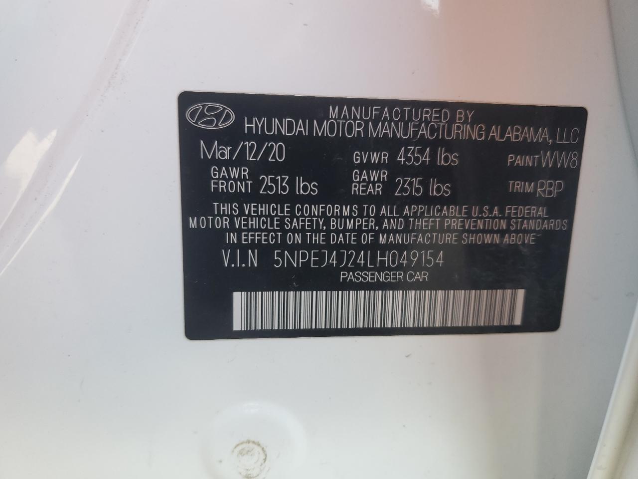 2020 Hyundai Sonata - Image 13