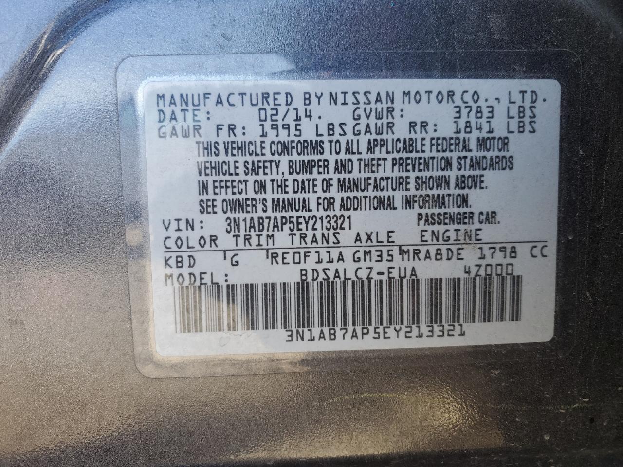 2014 Nissan Sentra - Image 12