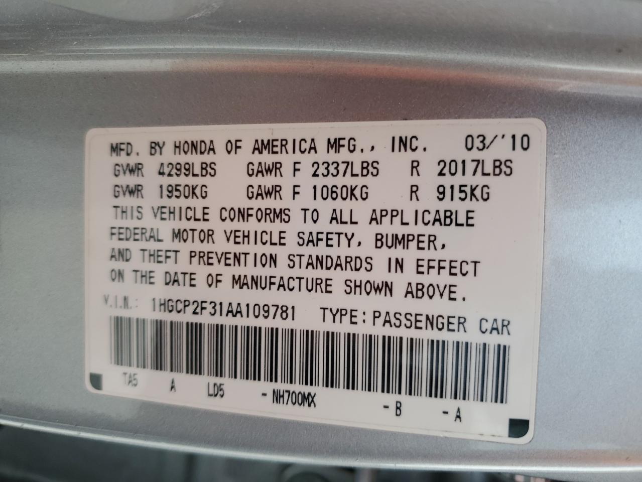 2010 Honda Accord - Image 14