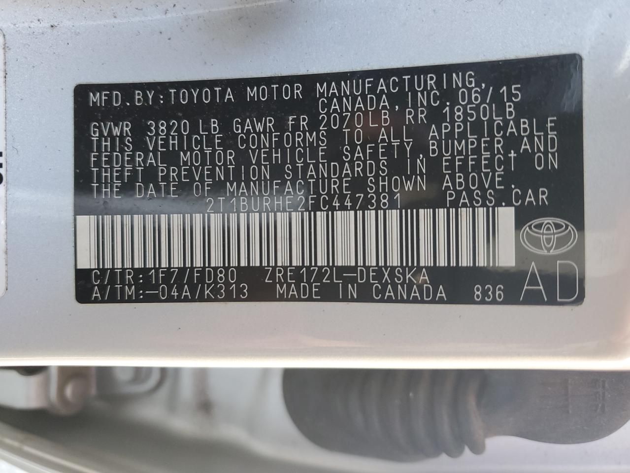 2015 Toyota Corolla - Image 12