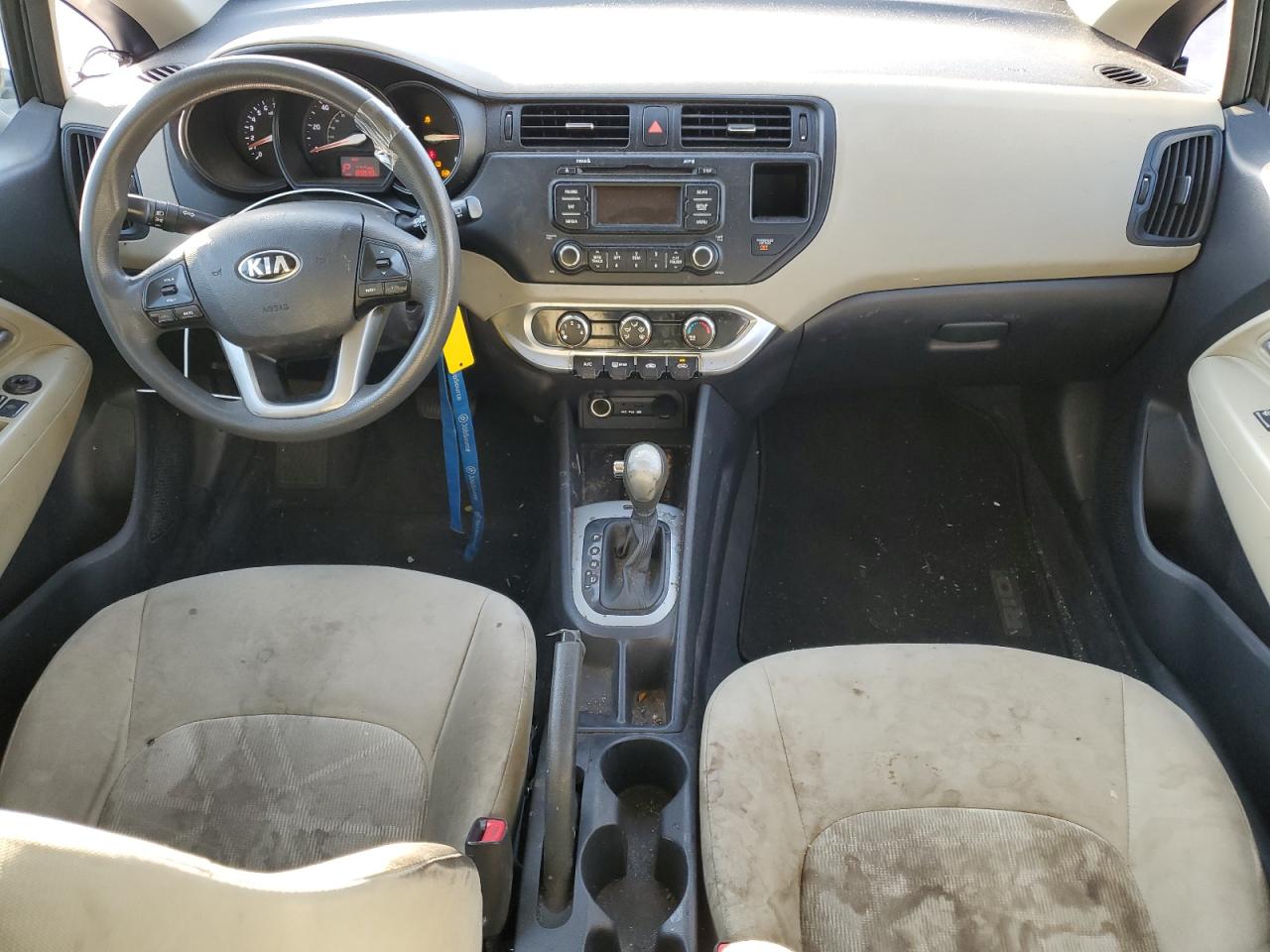 VIN KNADM5A30D6319197 2013 KIA RIO no.8