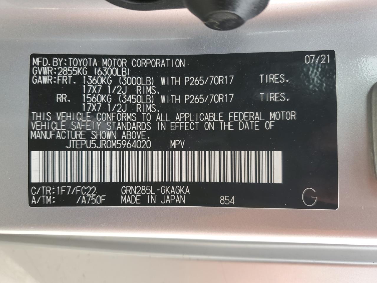 2021 Toyota 4Runner - Image 14