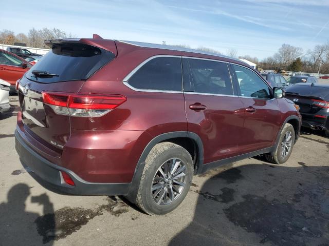  TOYOTA HIGHLANDER 2019 Бургунді