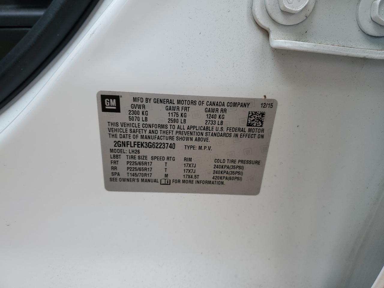 2016 Chevrolet Equinox - Image 13