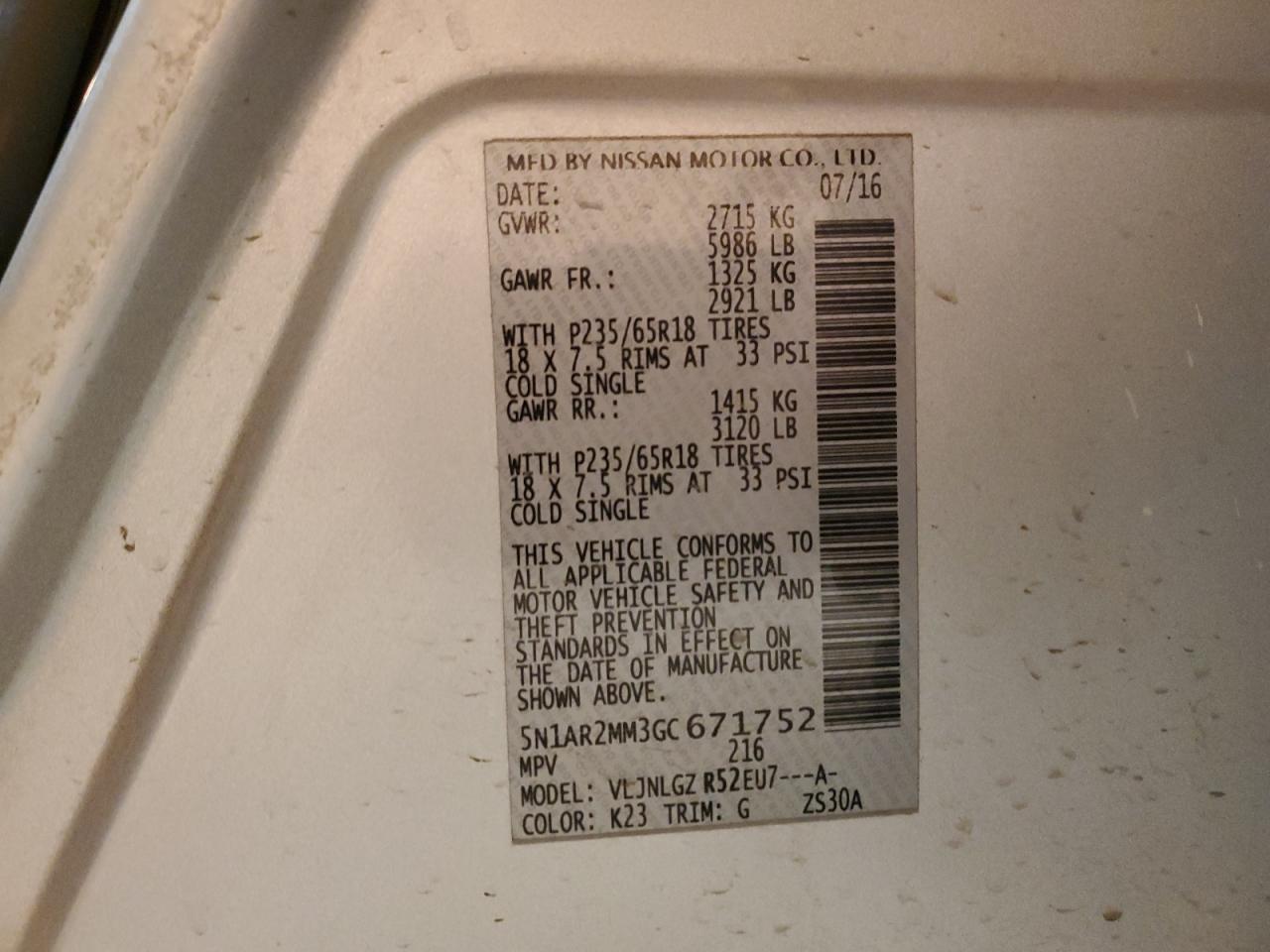 2016 Nissan Pathfinder - Image 14