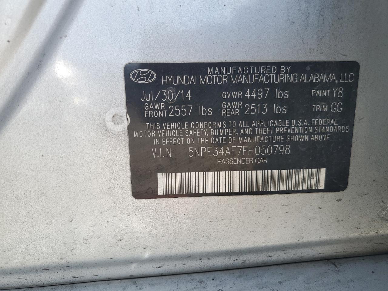 2015 Hyundai Sonata - Image 13