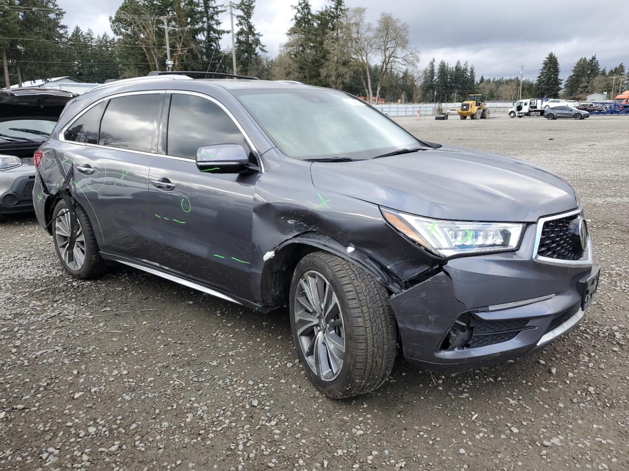 VIN 5FRYD4H53HB007745 2017 ACURA MDX no.4