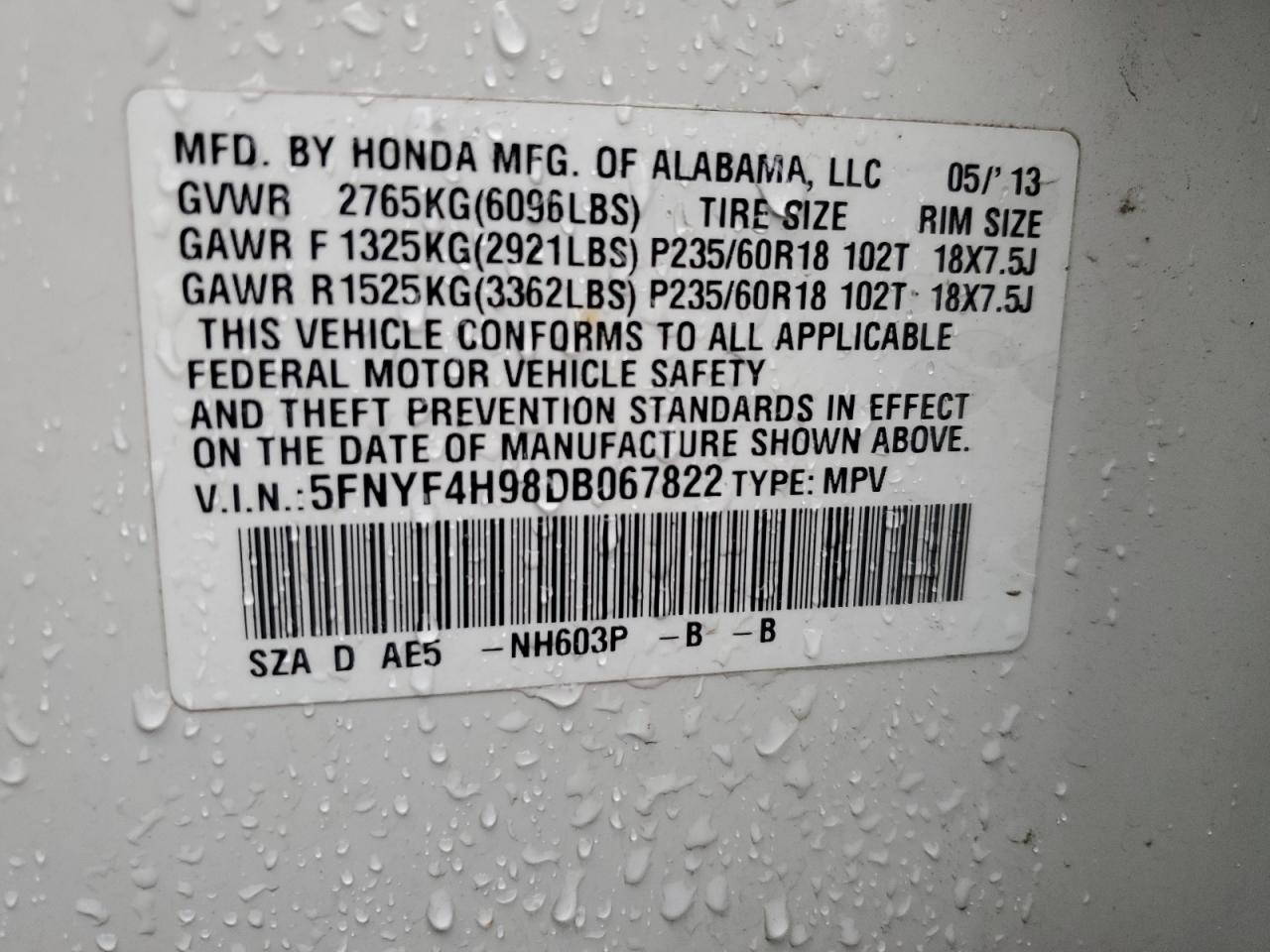 2013 Honda Pilot - Image 14