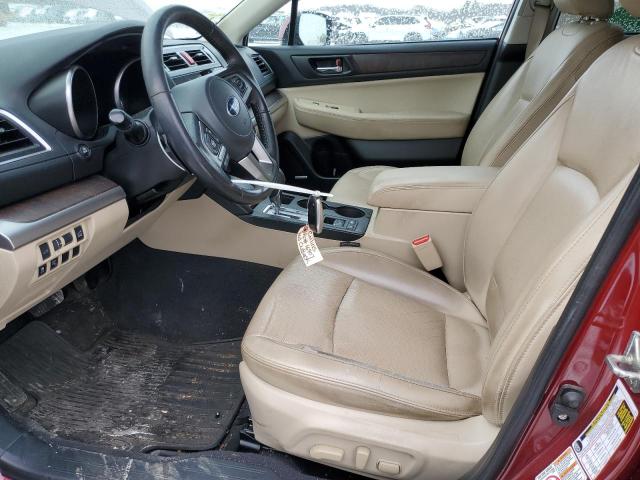  SUBARU OUTBACK 2017 Червоний