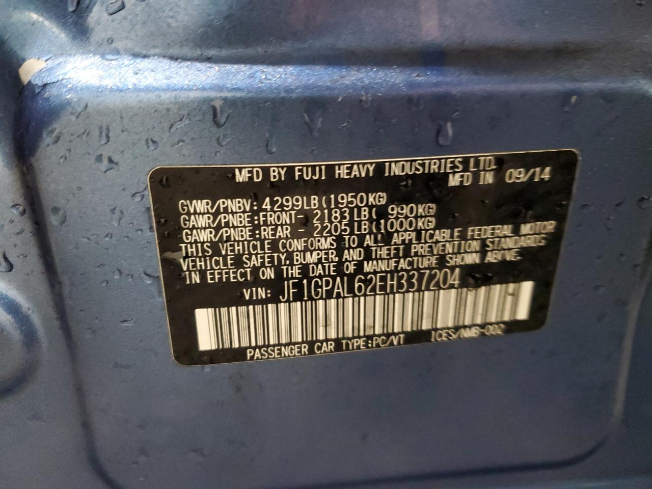 2014 Subaru Impreza - Image 13