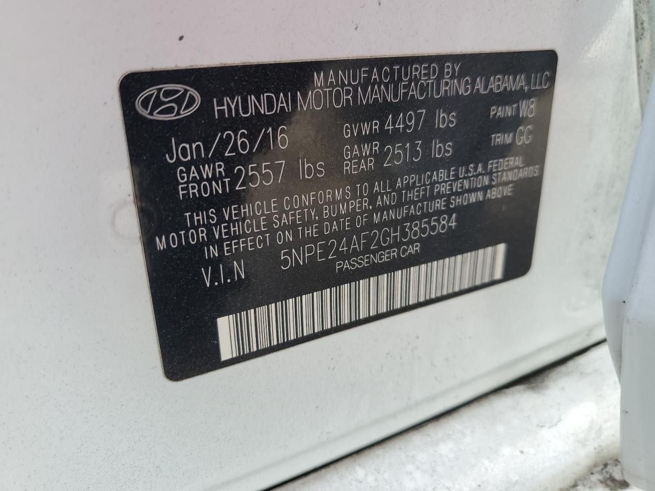 2016 Hyundai Sonata - Image 13