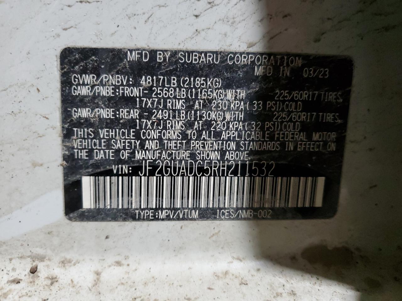 2024 Subaru XV - Image 13