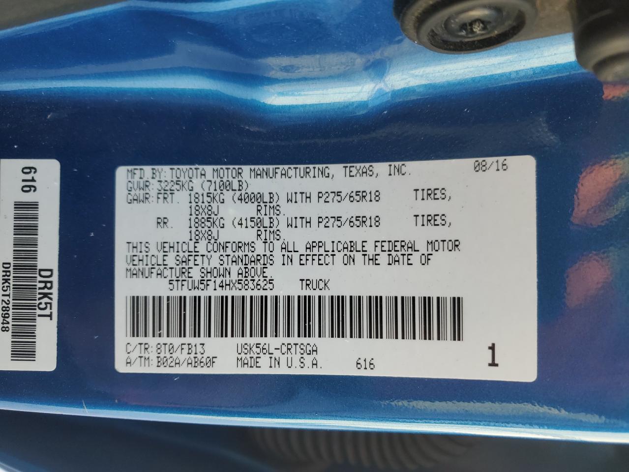 2017 Toyota Tundra - Image 12