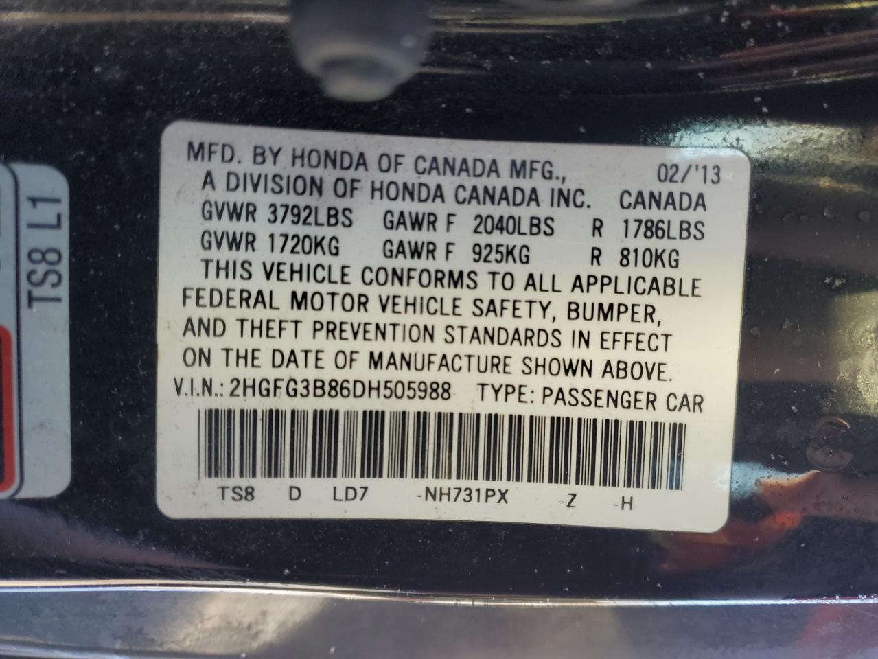 2013 Honda Civic - Image 13