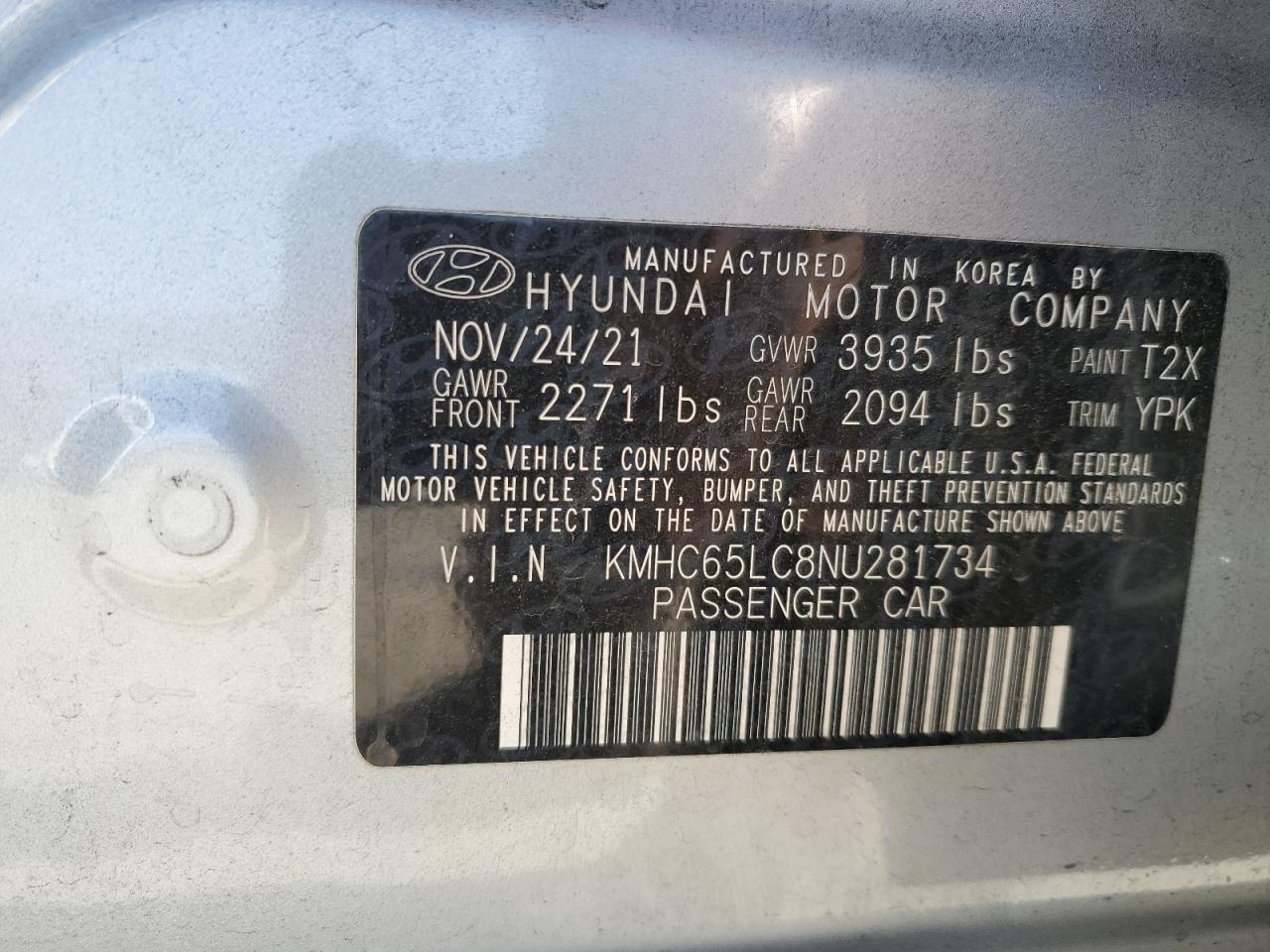 2022 Hyundai IONIQ - Image 14