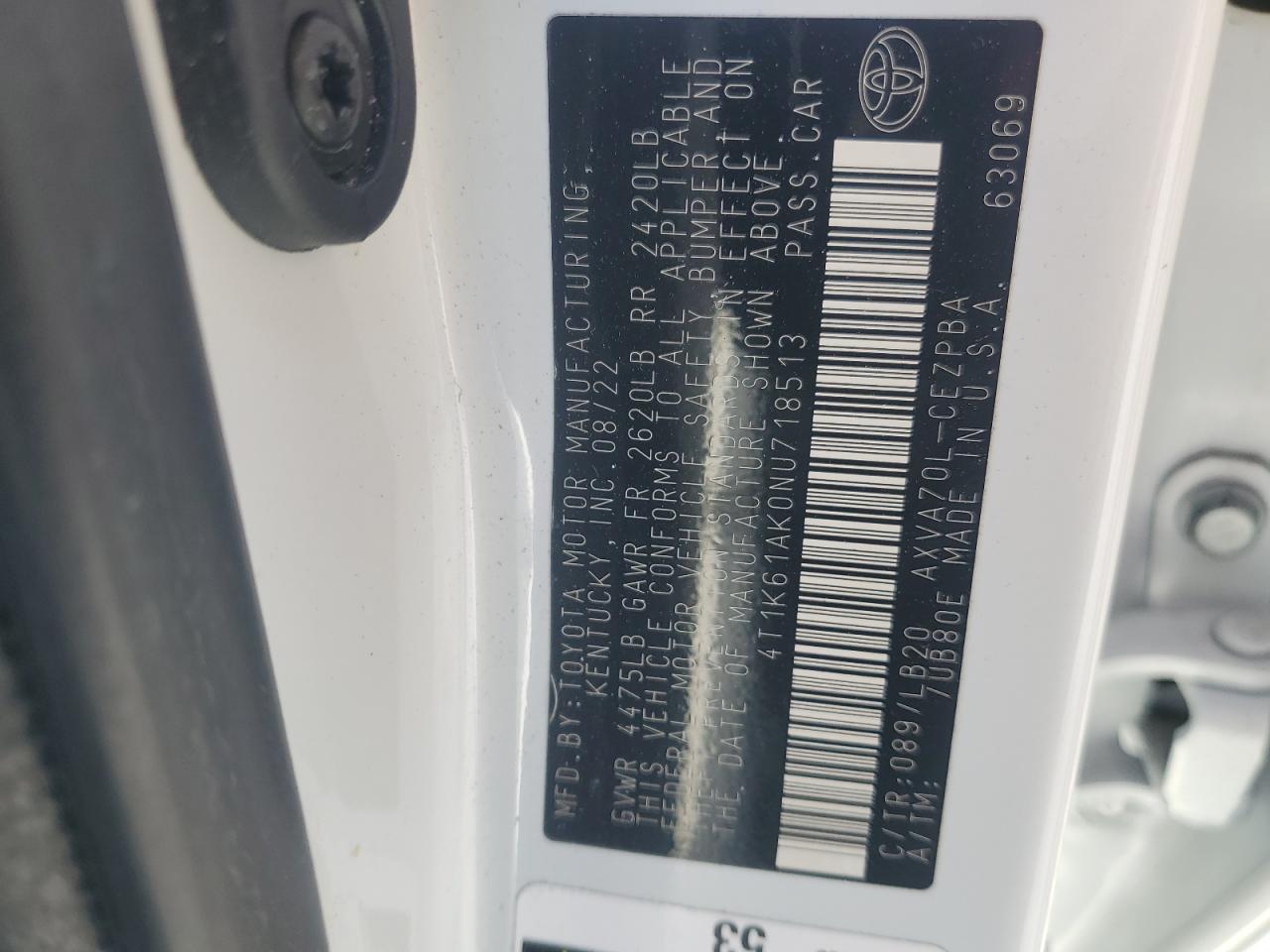 2022 Toyota Camry - Image 12