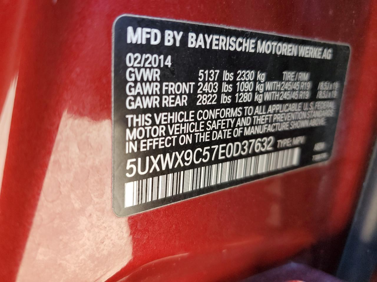 2014 BMW X3 - Image 16