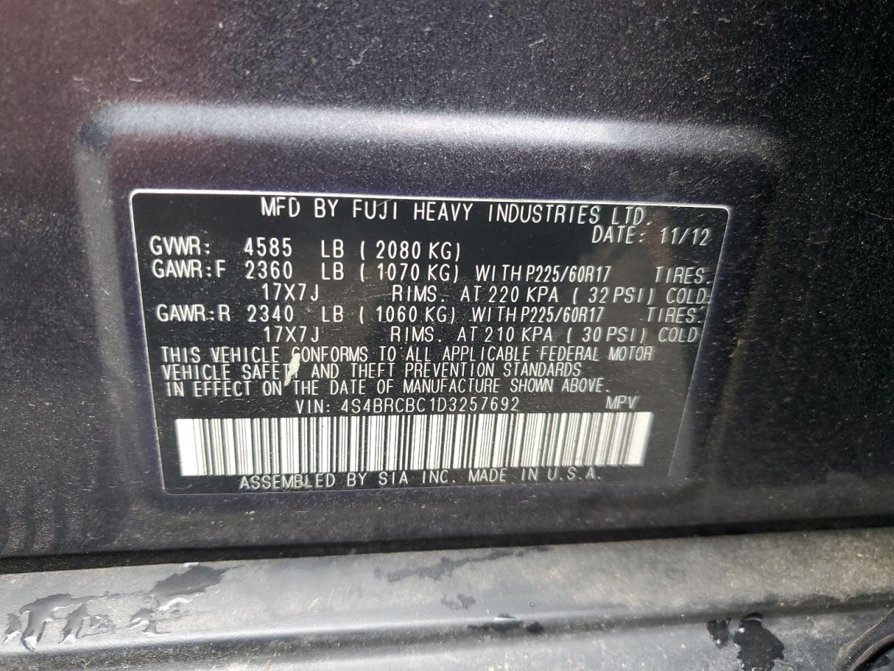 2013 Subaru Legacy - Image 12