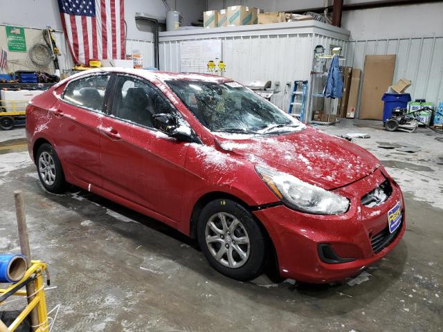  HYUNDAI ACCENT 2014 Красный
