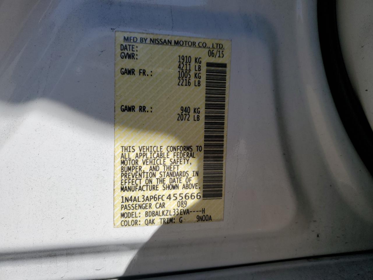 2015 Nissan Altima - Image 13