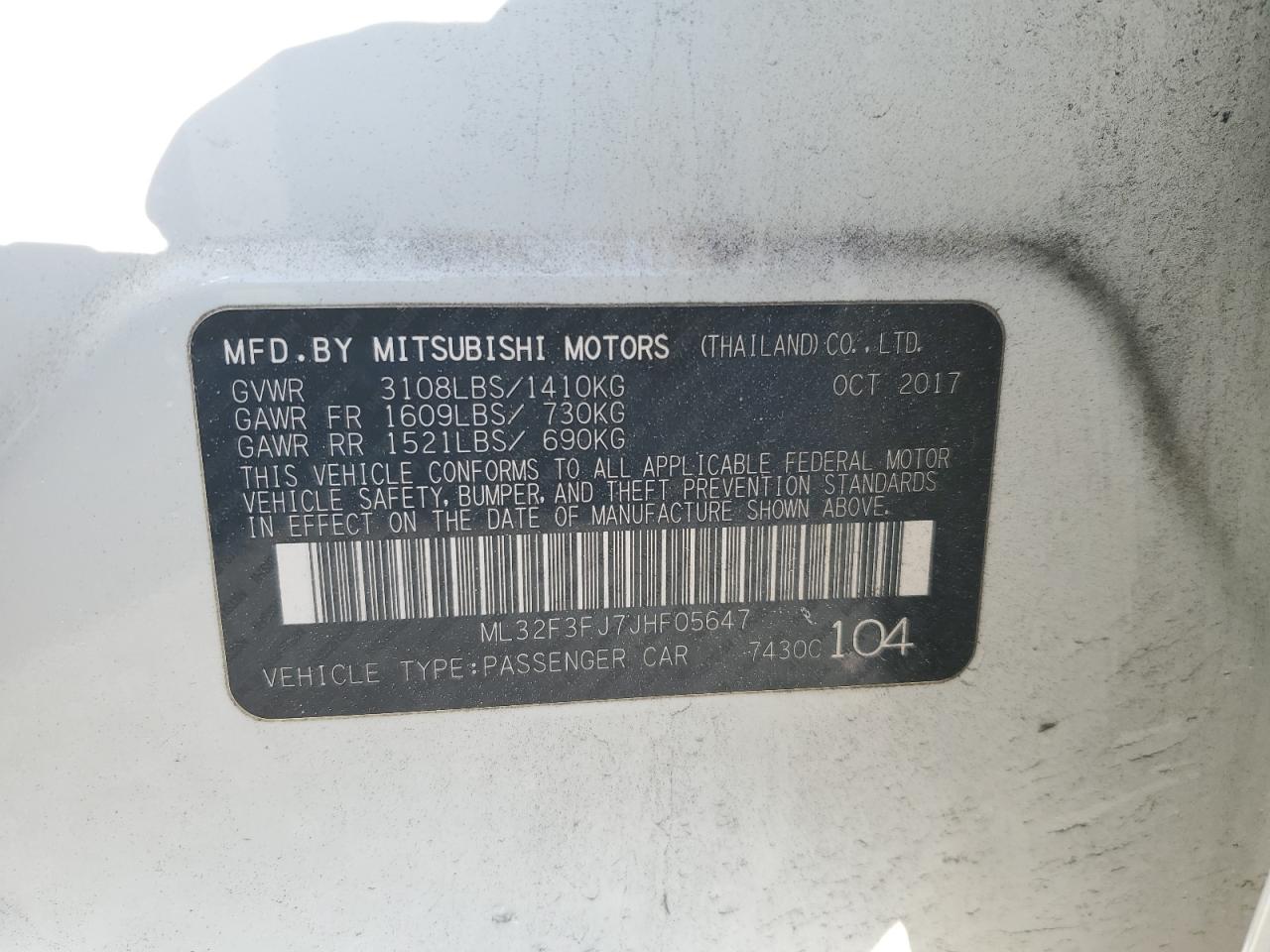 2018 Mitsubishi Mirage - Image 12