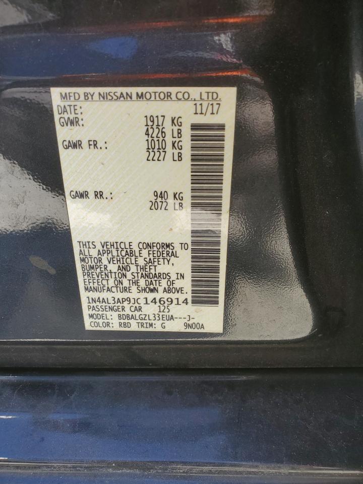 1N4AL3AP9JC146914 NISSAN ALTIMA 2018
