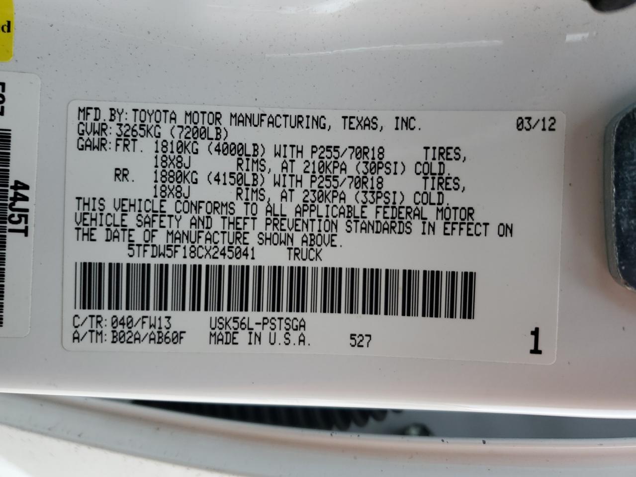 2012 Toyota Tundra - Image 12