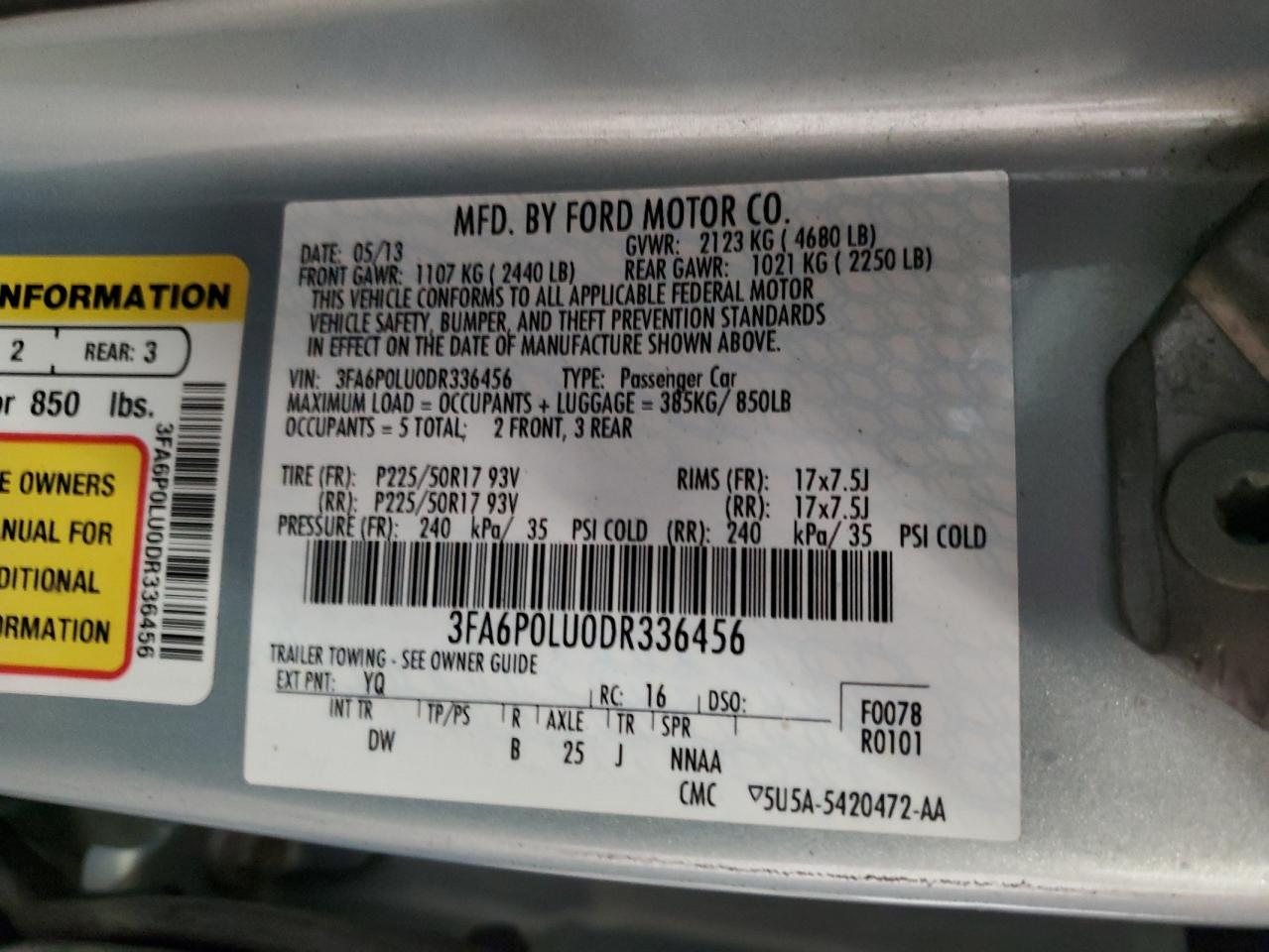 2013 Ford Fusion - Image 12