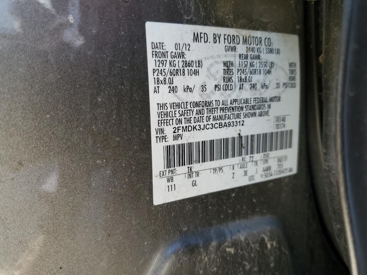2012 Ford Edge - Image 13