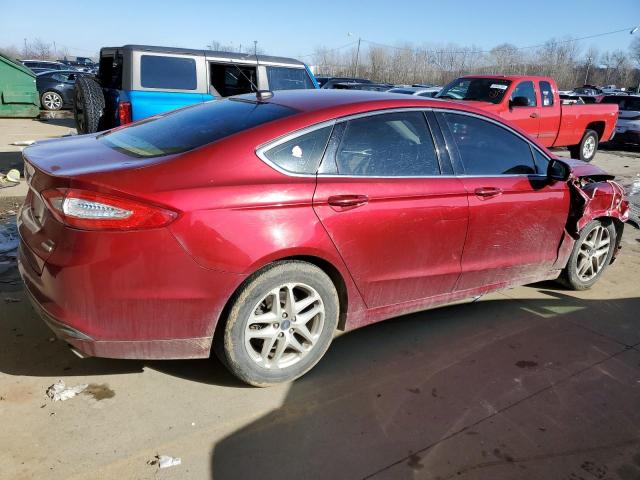 Sedans FORD FUSION 2016 Czerwony