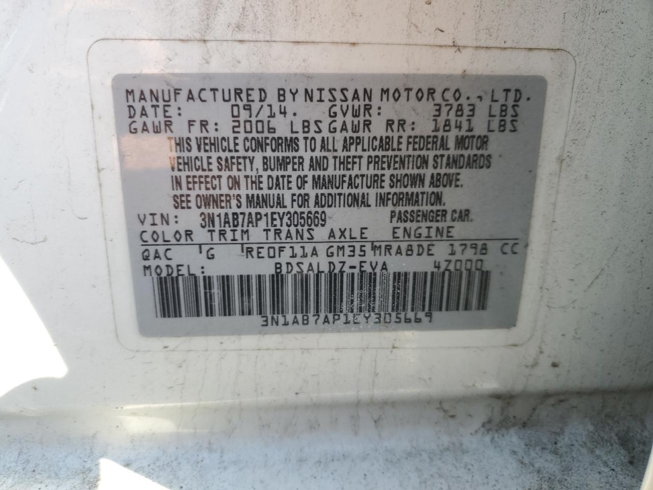 2014 Nissan Sentra - Image 12