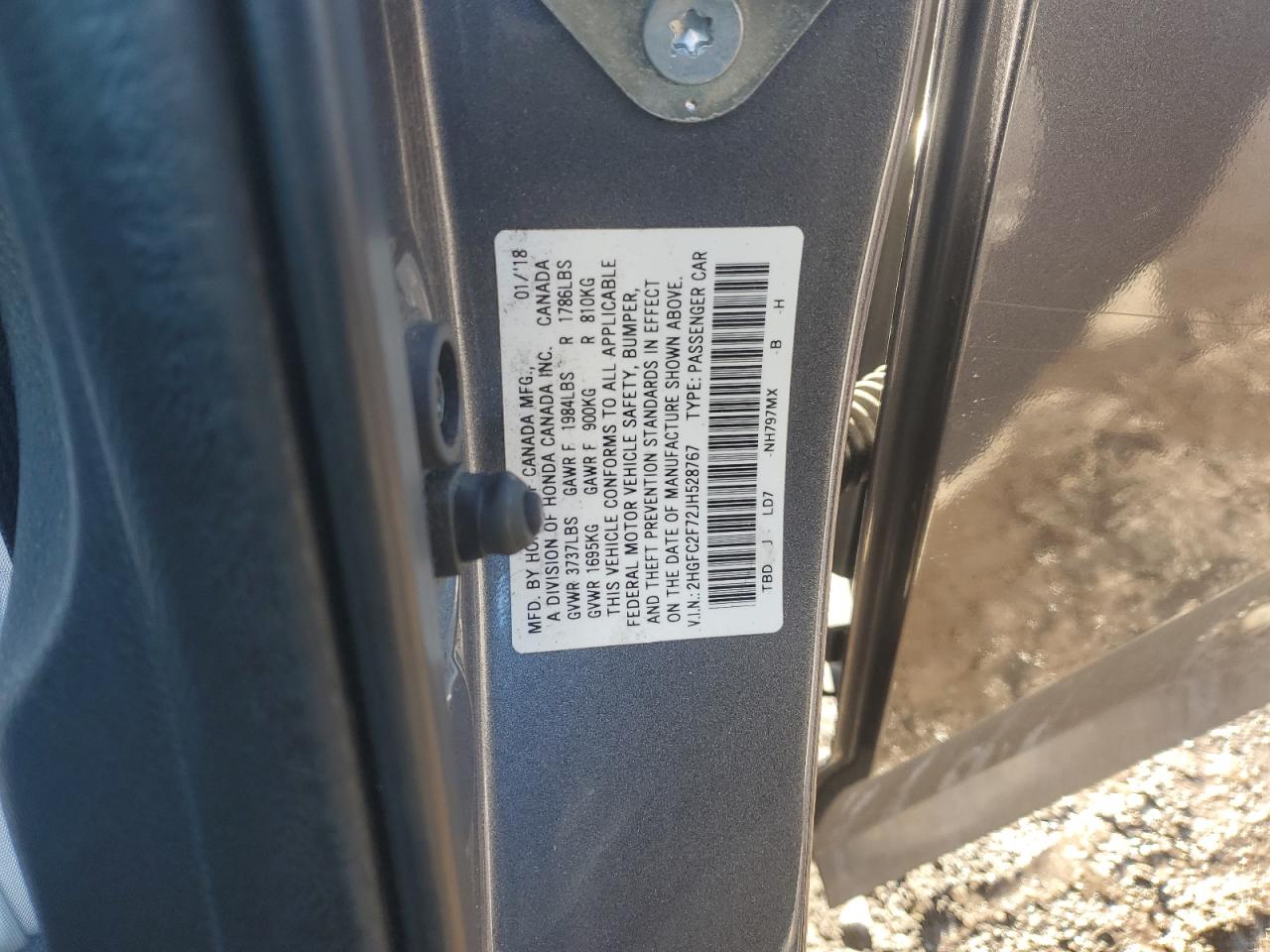 2018 Honda Civic - Image 13