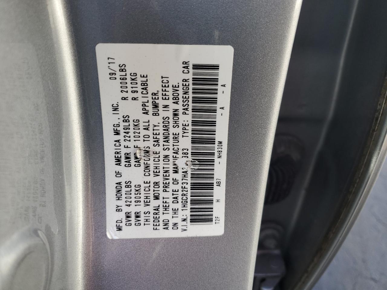 2017 Honda Accord - Image 12