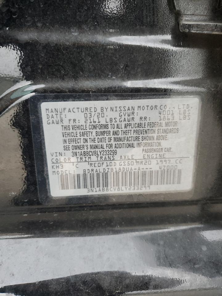 3N1AB8CV8LY233299 NISSAN SENTRA 2020
