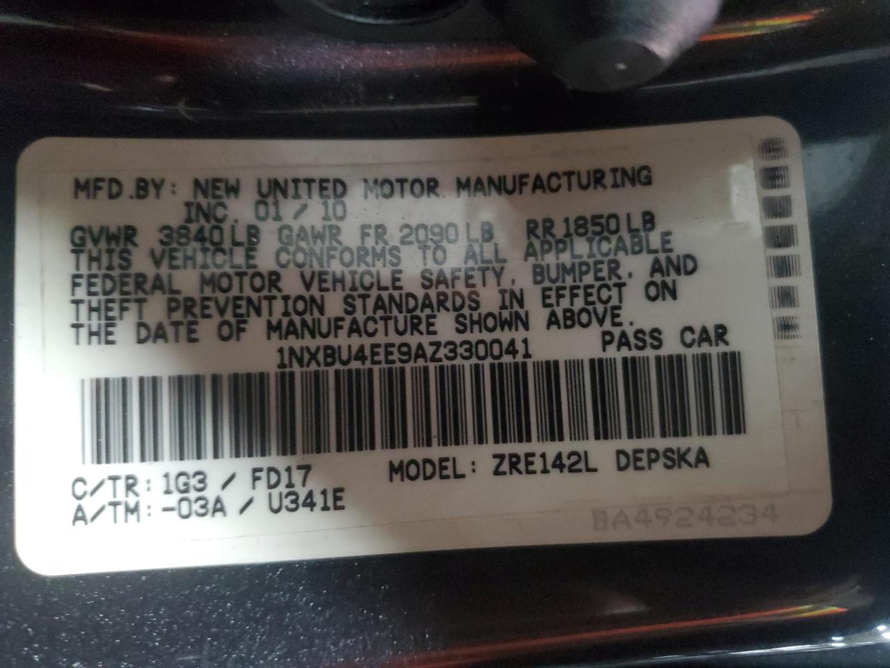 2010 Toyota Corolla - Image 15