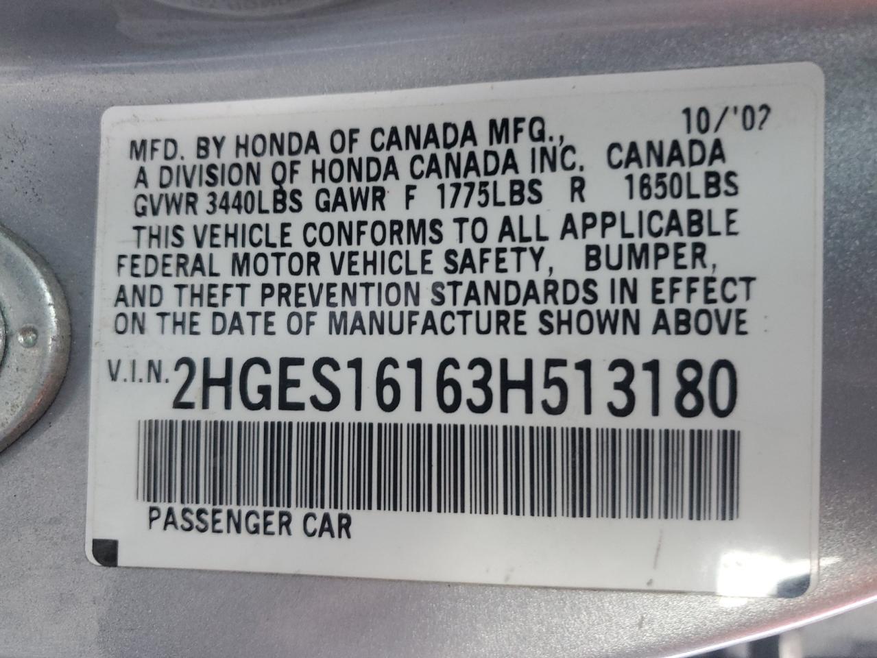 2003 Honda Civic - Image 12