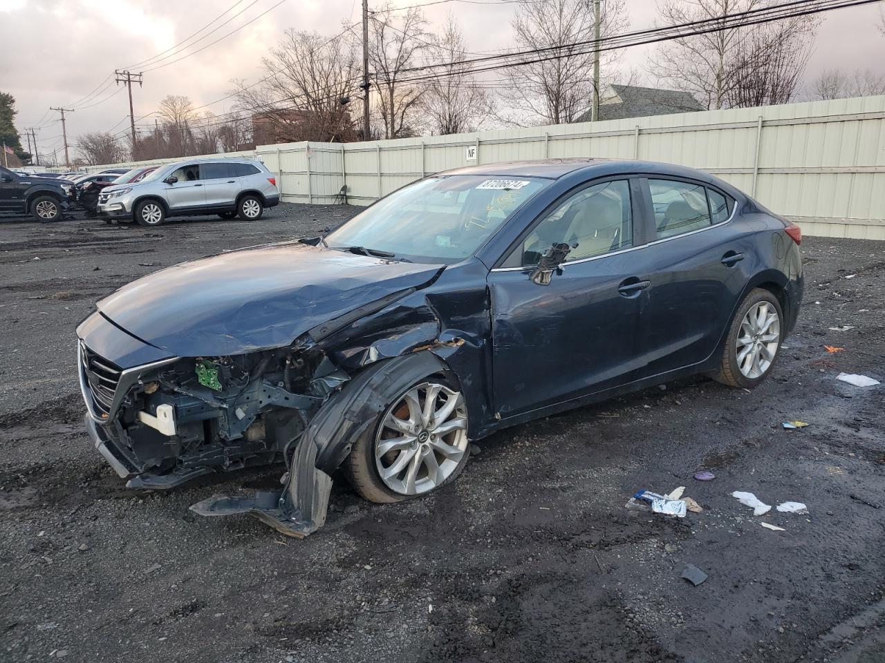 VIN JM1BM1W30E1195507 2014 MAZDA 3 no.1