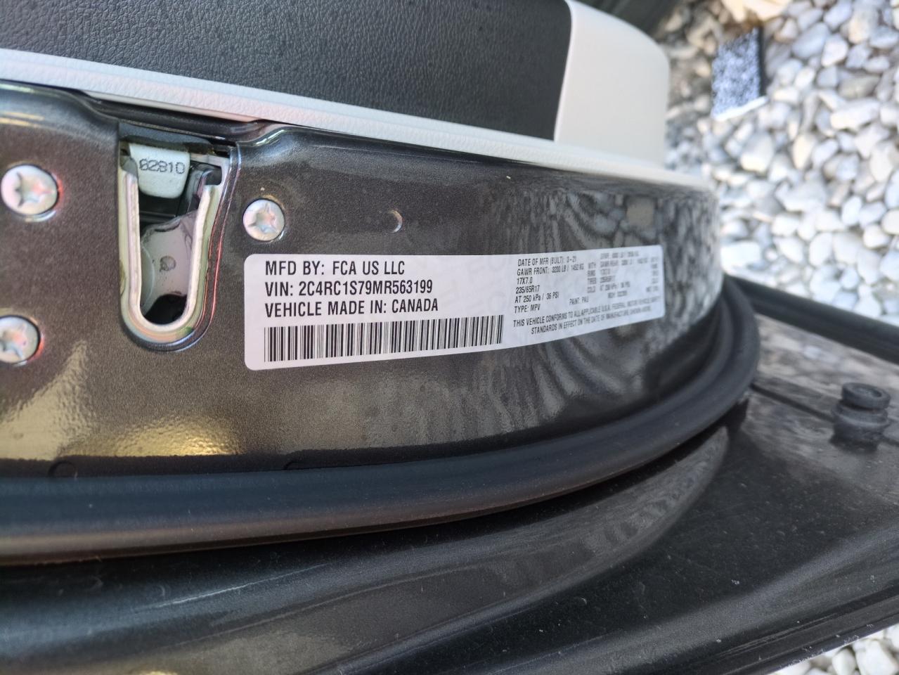 2021 Chrysler Pacifica Hybrid Limited VIN: 2C4RC1S79MR563199 Lot: 42600685