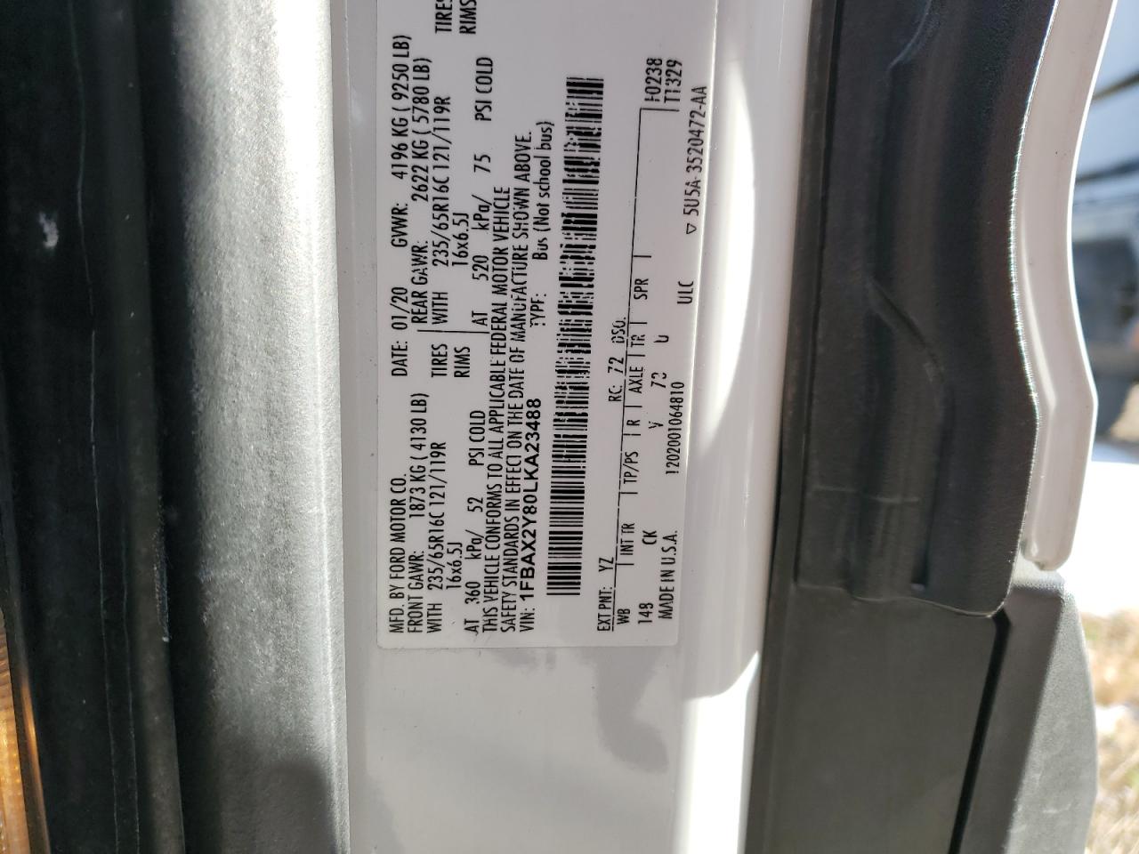 2020 Ford Transit - Image 13