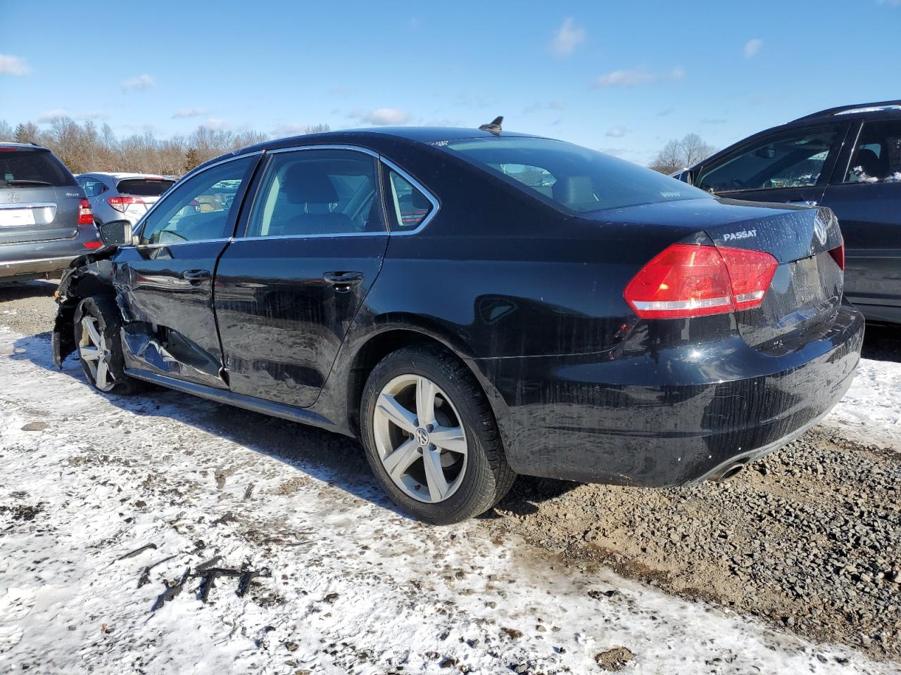 2014 Volkswagen Passat Se black null gas 1VWBT7A32EC100167 photo #3