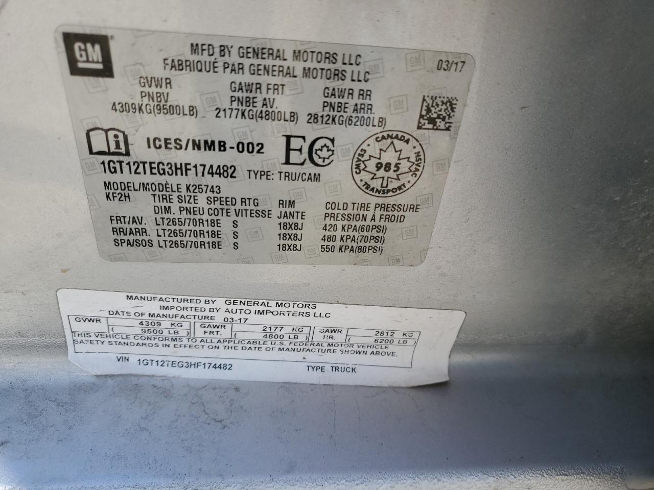 2017 GMC Sierra - Image 12