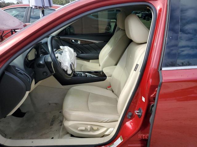 Седани INFINITI Q50 2014 Червоний