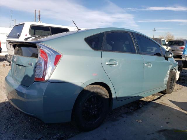  TOYOTA PRIUS 2012 Зеленый