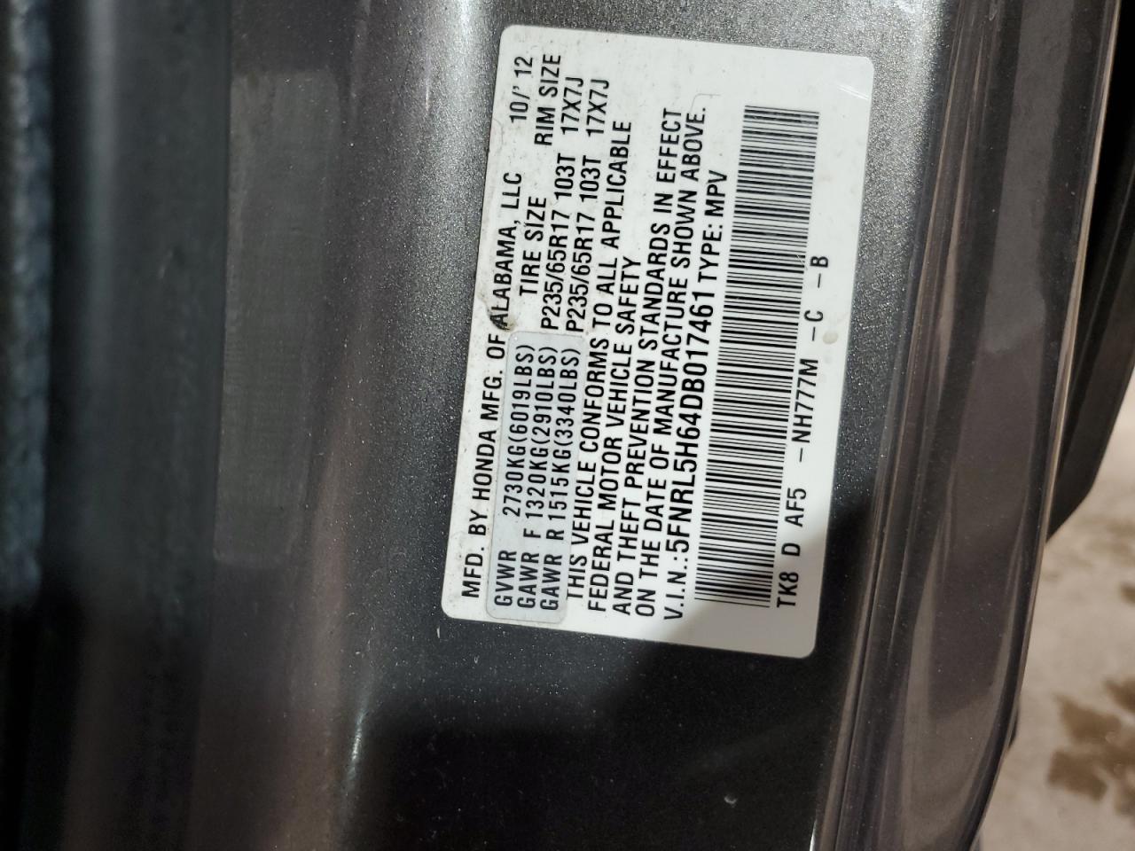 2013 Honda Odyssey - Image 13