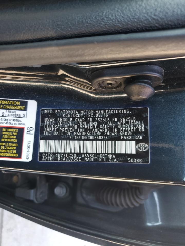 2017 Toyota Camry - Image 12